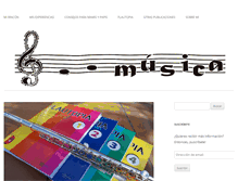 Tablet Screenshot of misolesmusica.com